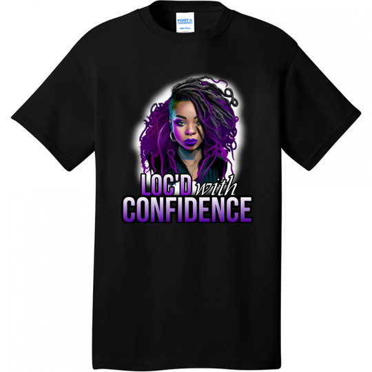 Loc'd with Confidence Cotton Tee - Assuage Hair & Body/Classic Natural haircare salon systems
